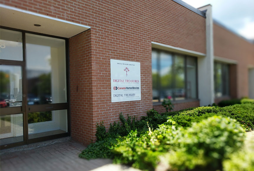 Photo of the front of the building